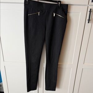 Karl Lagerfeld Black Pinstripe Trousers